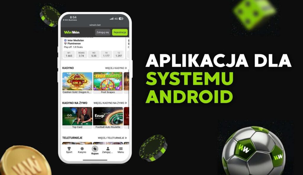 Aplikacja Winwin dla systemu Android w Polsce