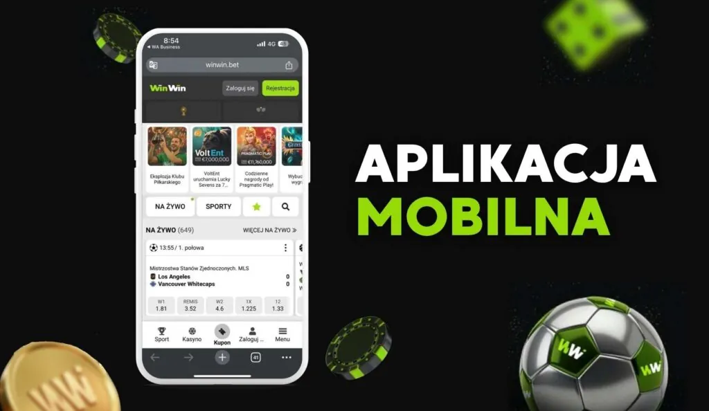Aplikacja mobilna Winwin w Polsce