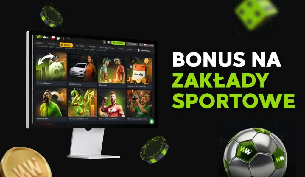 WinWin Bonus na zakłady sportowe 100% do 450 PLN