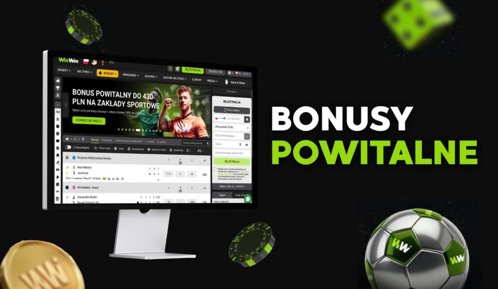 Bonusy powitalne w Winwin dla graczy z Polski