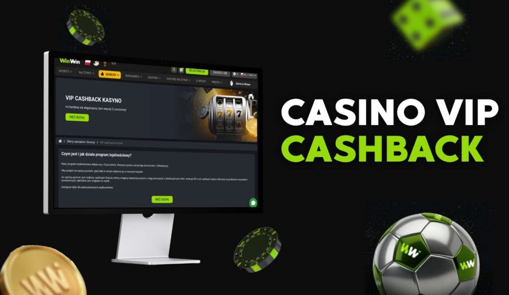 WinWin Casino VIP Cashback Program lojalnościowy dla aktywnych graczy