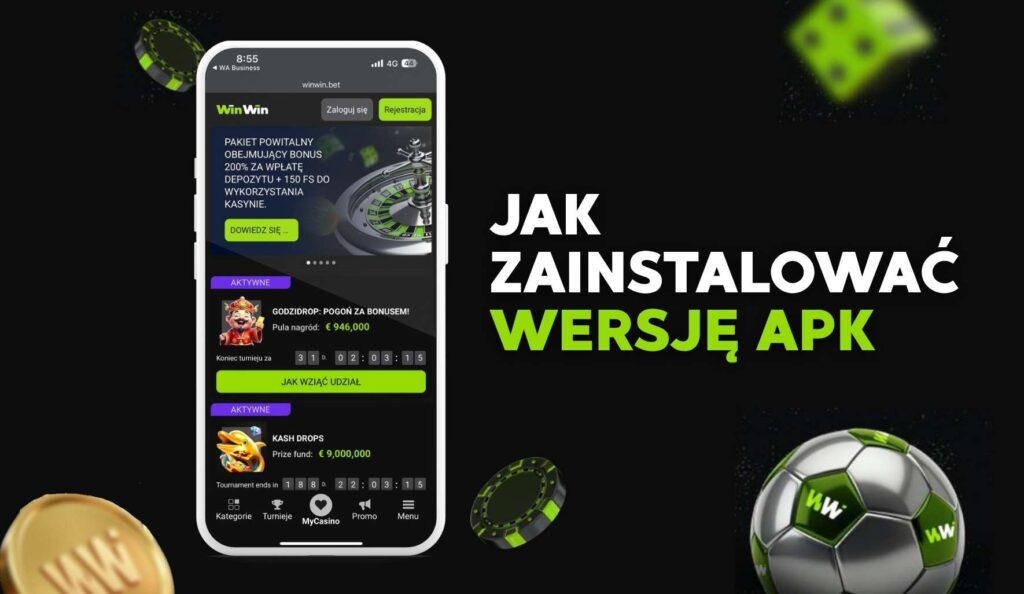 Jak zainstalować wersję APK Winwin w Polsce