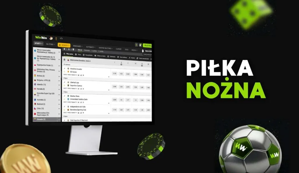 Piłka nożna od Ligi Europy do Ekwadoru U-19 WinWin w Polsce