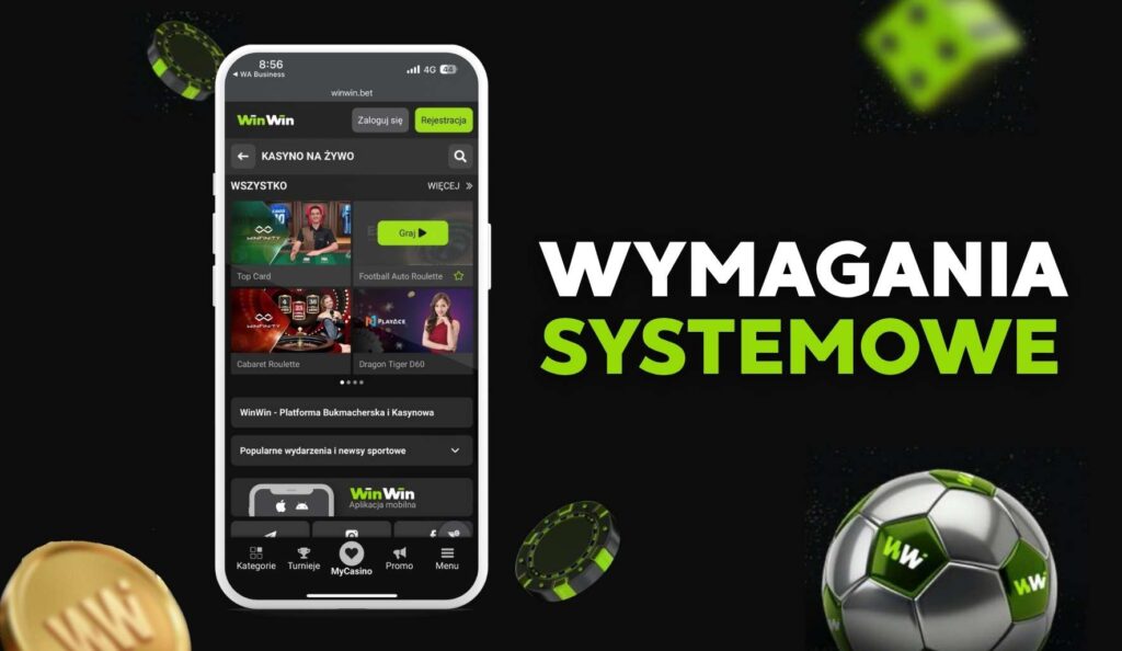 Wymagania systemowe aplikacji Winwin iOS w Polsce